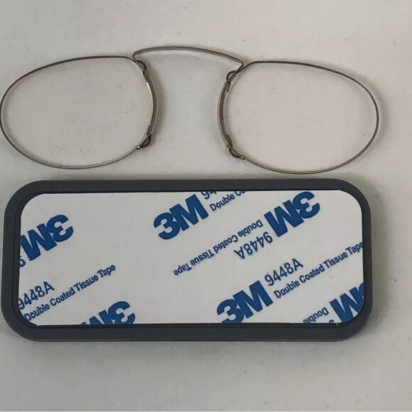 Equate Portable +250 Reading Glasses TWO pair w/one adhesive-auto, etc storage - Picture 4 of 5